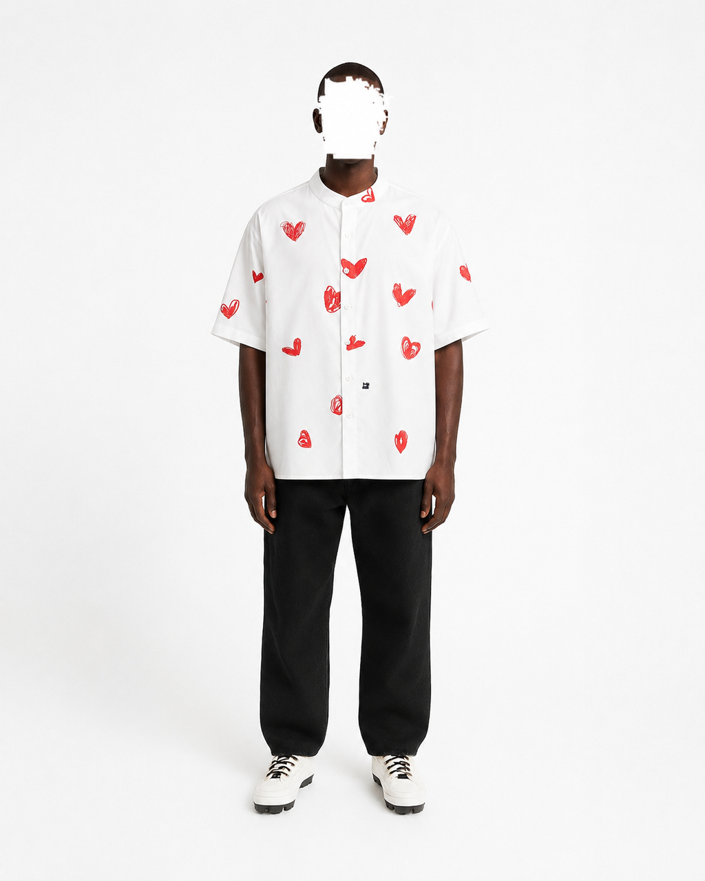 CAMISA CORAZONES MC