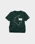 CAMISETA MAPA DE COLOMBIA