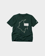 CAMISETA MAPA DE COLOMBIA