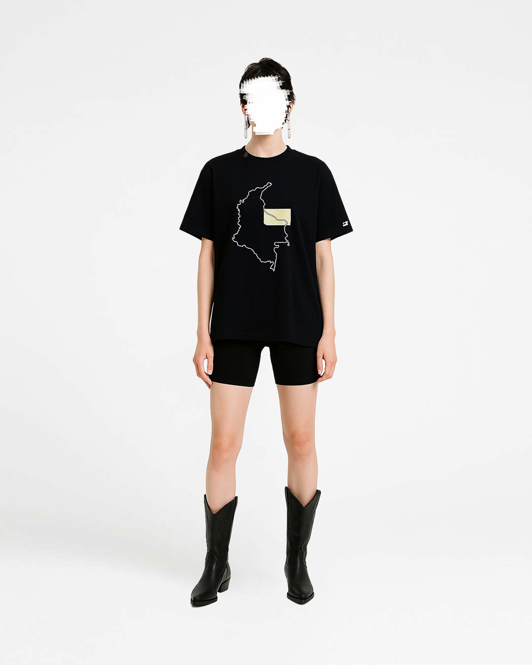 CAMISETA MAPA DE COLOMBIA