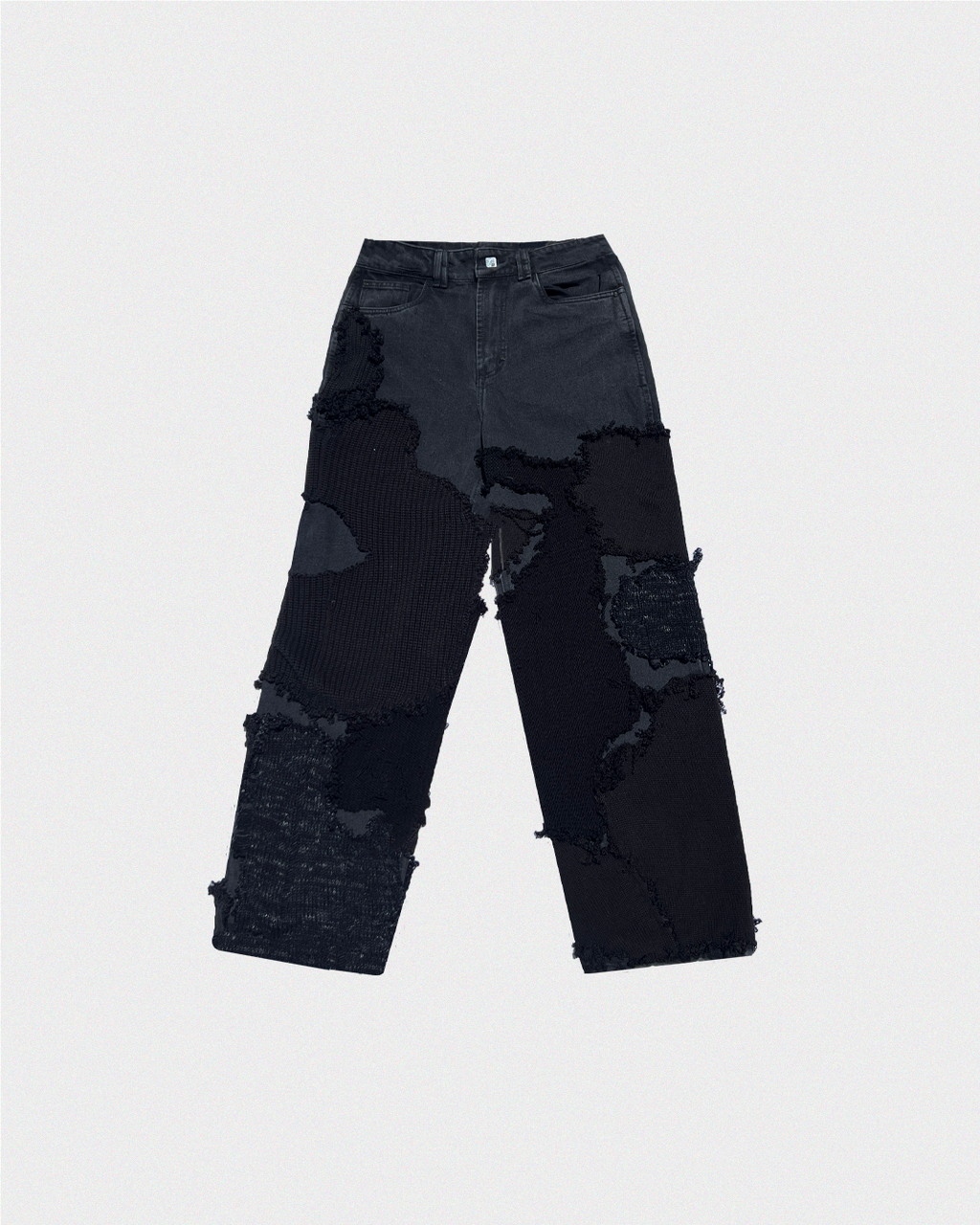 PANTALÓN LOOSE CON TEJIDO