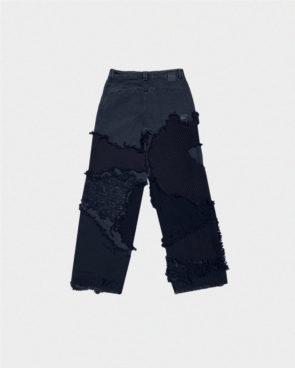 PANTALÓN LOOSE CON TEJIDO