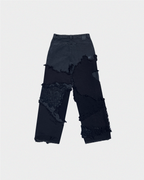 PANTALÓN LOOSE CON TEJIDO