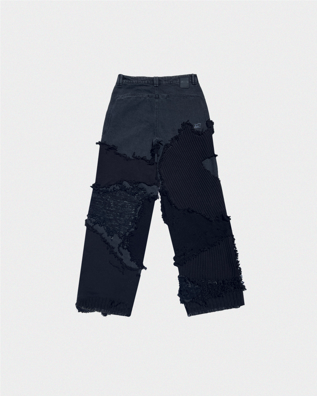 PANTALÓN LOOSE CON TEJIDO