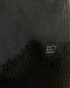 PANTALÓN LOOSE CON TEJIDO