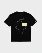 CAMISETA MAPA DE COLOMBIA