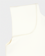 TOP HOMBRERAS MARFIL