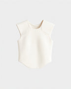 TOP HOMBRERAS MARFIL